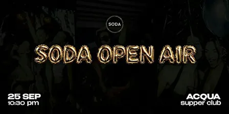 SODA • OPEN AIR