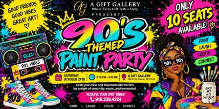 90's Theme Paint Party