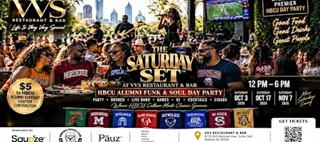 THE SATURDAY SET™ HBCU Alumni Funk & Soul Day Party at VVS Restaurant & Bar
