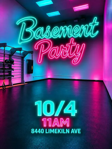 BASEMENT PARTY (PAJAMA THEME)