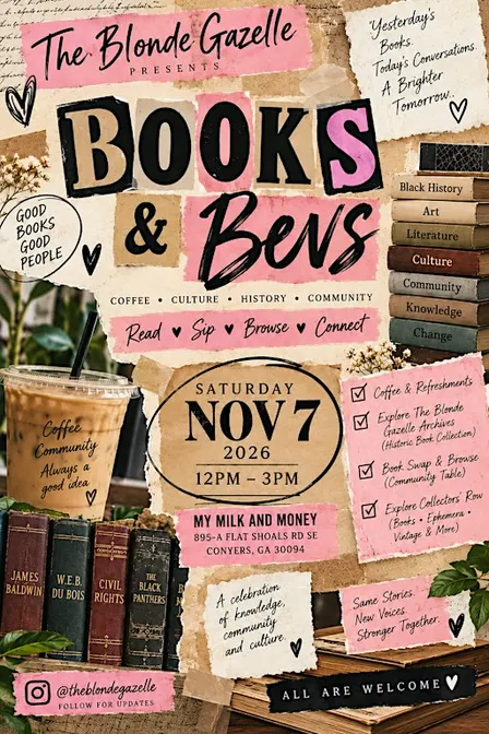 BOOKS & BEVS featuring The Blonde Gazelle Archives