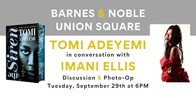 Tomi Adeyemi celebrates THE SIREN at B&N Union Square