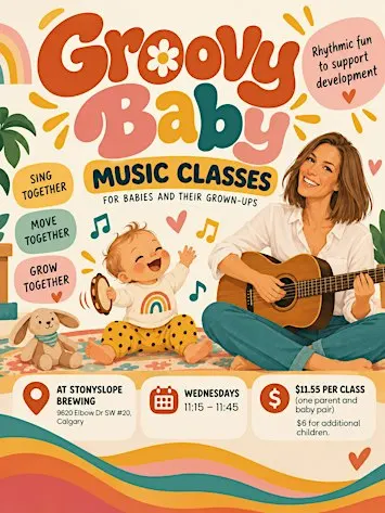 Groovy Baby Music Classes at Stonyslope Brewing