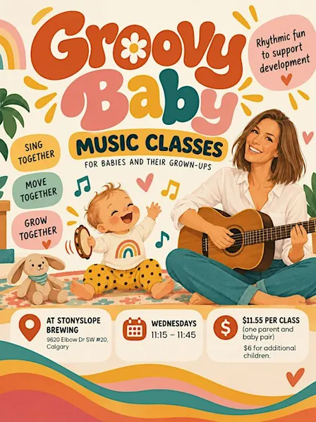 Groovy Baby Music Classes at Stonyslope Brewing
