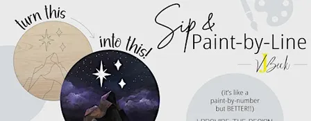 Sip & Paint-by-Line