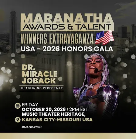 MARANATHA AWARDS & TALENT WINNERS EXTRAVAGANZA USA - 2026 HONORS GALA