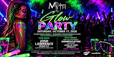 Saturday Night at Myth Nightclub - Glow Party | 10.17.26