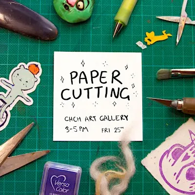 Papercutting with Sarah!