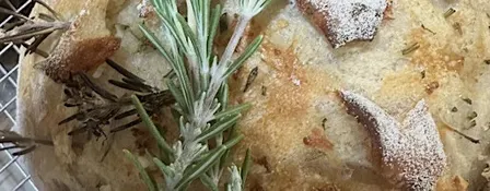 Roasted Garlic and Fresh Rosemary Sourdough Bread