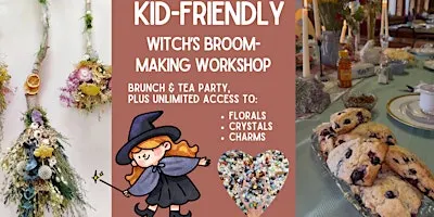 Kid-Friendly Witch's Broom Making Workshop at the Cedar Lodge