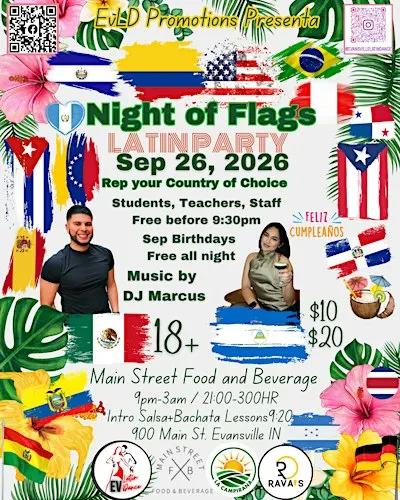 Flag Night Latin Party