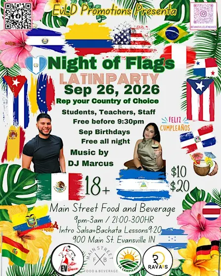 Flag Night Latin Party