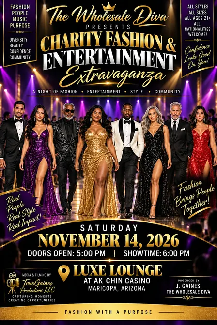 CHARITY AND FASHION  EXTRAVAGANZA