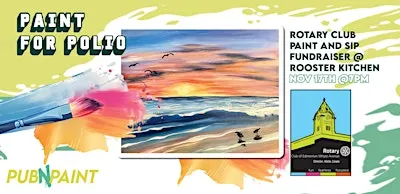 Pub N Paint "Paint for Polio" Fundraiser 7pm MDT