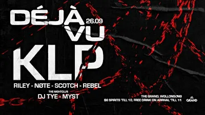 DEJA VU Saturdays ft. KLP