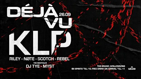 DEJA VU Saturdays ft. KLP