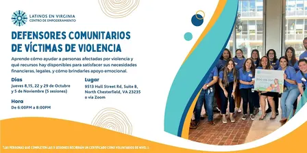 Entrenamiento para Defensores Comunitarios | Community Advocates Training