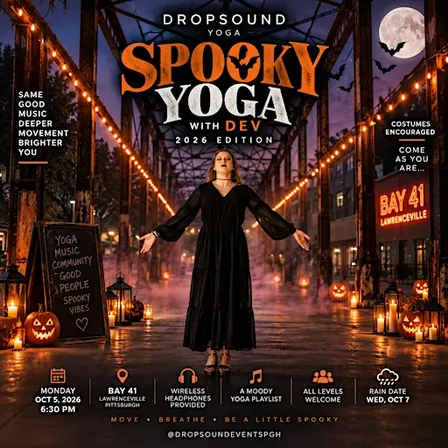 Dropsound 2026 Spooky Yoga with Dev at Bay 41