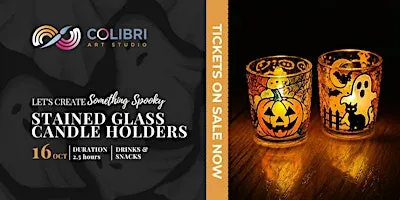 Halloween Workshop: Paint Your Glass Candle Holders