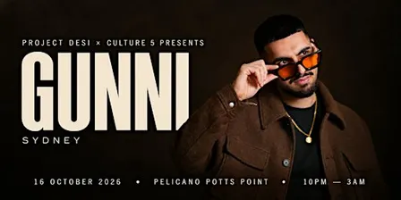 GUNNI: SYDNEY TAKEOVER - 16th October 2026
