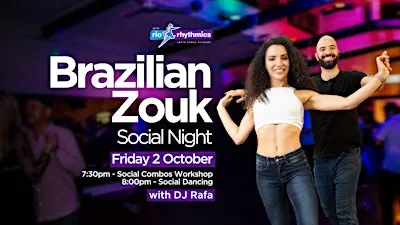 Brazilian Zouk Social //  Friday Night // with DJ RAFA!