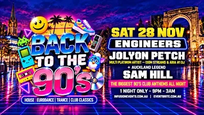 Back To The 90's - Christchurch (Launch Party)