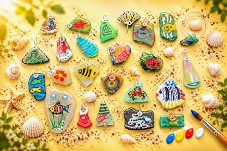 【DX設計館 】海玻璃手繪裝飾工作坊|Sea Glass Painting Workshop