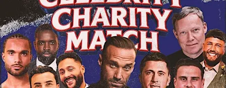 Celebrity charity football match at Bromsgrove Sporting Football Club