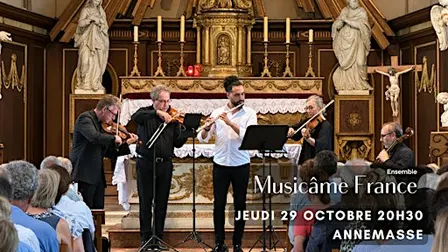 Concert à Annemasse : Bach, Vivaldi, Schubert, Rachmaninov, Saint-Saëns