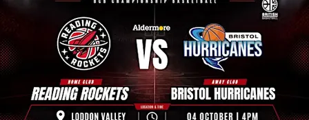 BCB LEAGUE |  Aldermore Reading Rockets vs Bristol Hurricanes