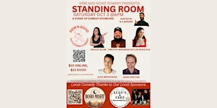 Jest Improv and New & Good Comedy Present: Standing Room!