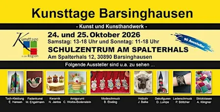 Kunsttage Barsinghausen – Der Kunsthandwerkermarkt