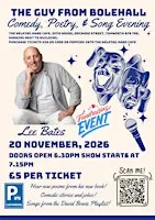 An evening of comedy, poetry and song (fundraiser)