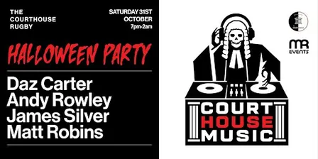 Court House Music Halloween Special 2026 – The Courthouse, Rugby
