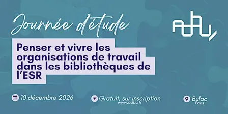 Penser et vivre les organisations de travail dans les bibliothèques ESR