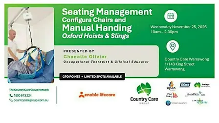 Seating Management and Manual Handling with Enable Lifecare - Warrawong