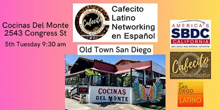 Cafecito Latino Networking en Español  - Old Town Sep