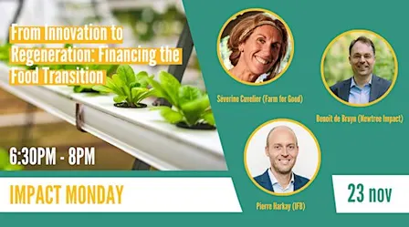From Innovation to Regeneration: Financing the Food Transition