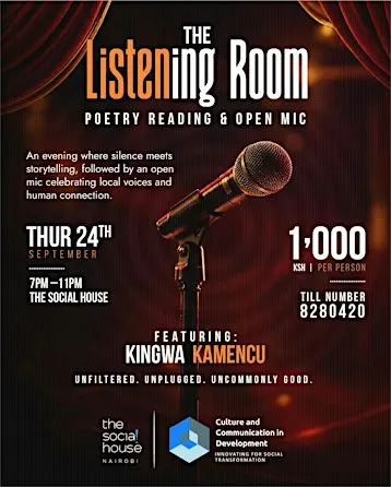 Poetry reading and open mic