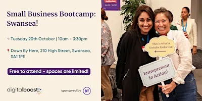 Swansea Free Small Business Bootcamp - October 2026