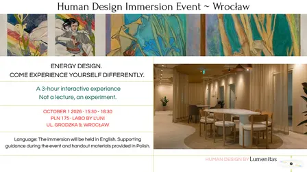 Human Design Immersion | Wroclaw