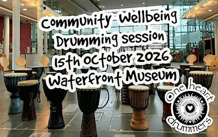 Community Wellbeing Drumming session for the 3rd sector