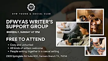 Writer's Support Group - DFWYAS