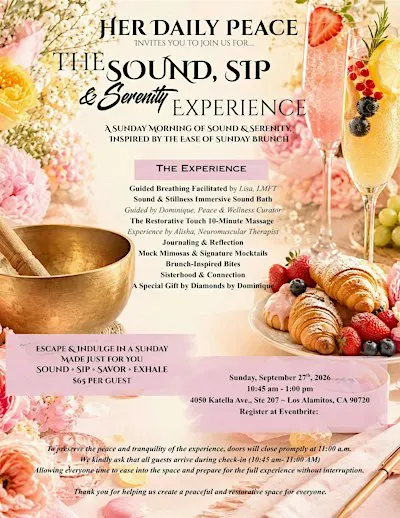 The Sound, Sip, and Serenity Experience