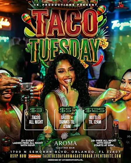 Taco Tuesday Aroma Gastrobar