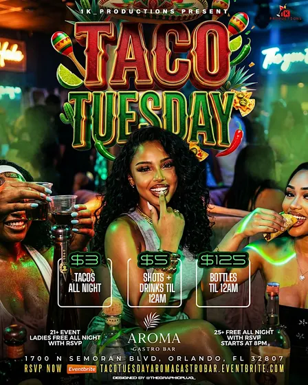 Taco Tuesday Aroma Gastrobar
