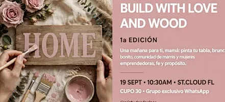 Taller de madera para mujeres y mamás emprendedoras