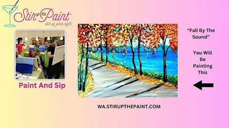 Seattle Paint and Sip, Paint Party, Paint Night With Stir Up The Paint