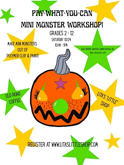 Pay-What-You-Can Mini Monster Workshop
