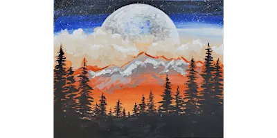 Full Moon on the Rise - Paint and Sip in Houston | Classpop!™